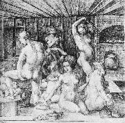 Albrecht Durer The Women's Bath oil painting